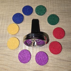 Autóillatosítóhoz sötét filckorong